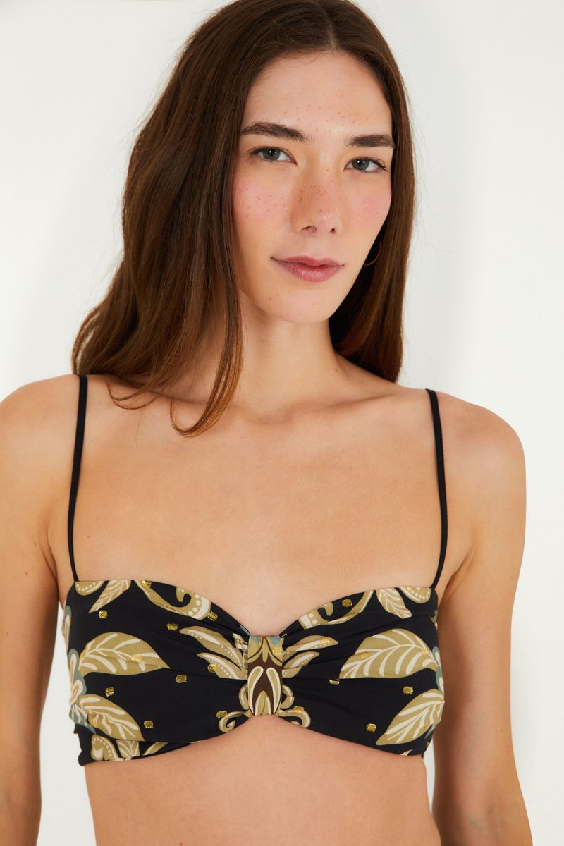 Top Cropped Estampado Geórgia