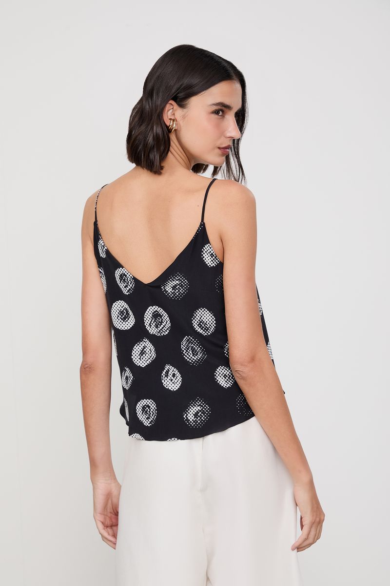 Top Parros Estampado
