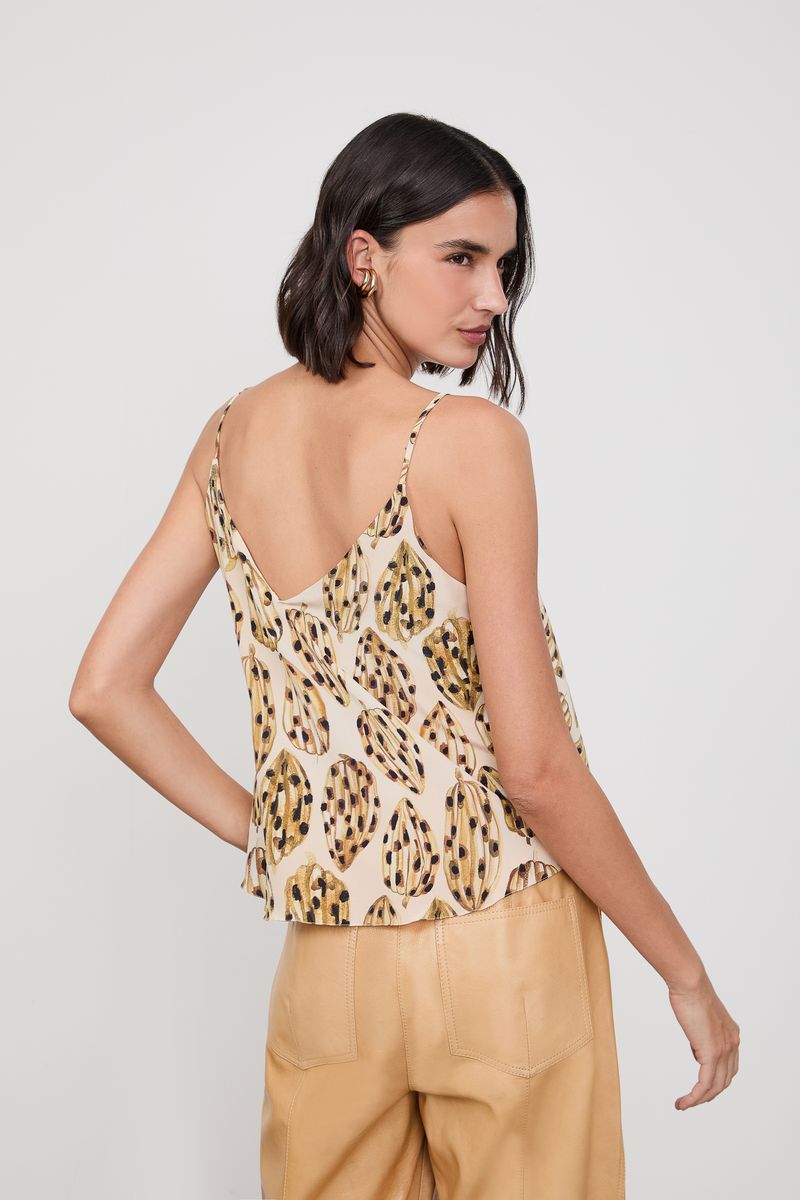 Top Parros Estampado