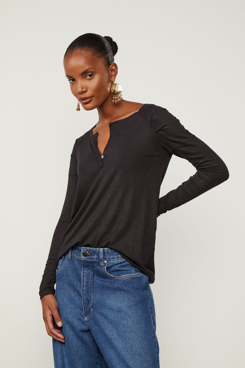 Blusa Manga Longa Raglan