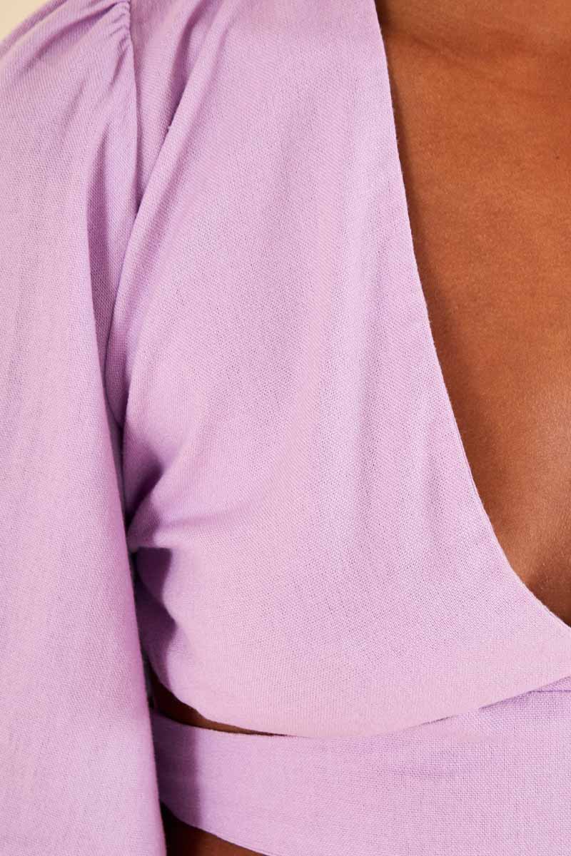 Blusa Cropped Com Recorte