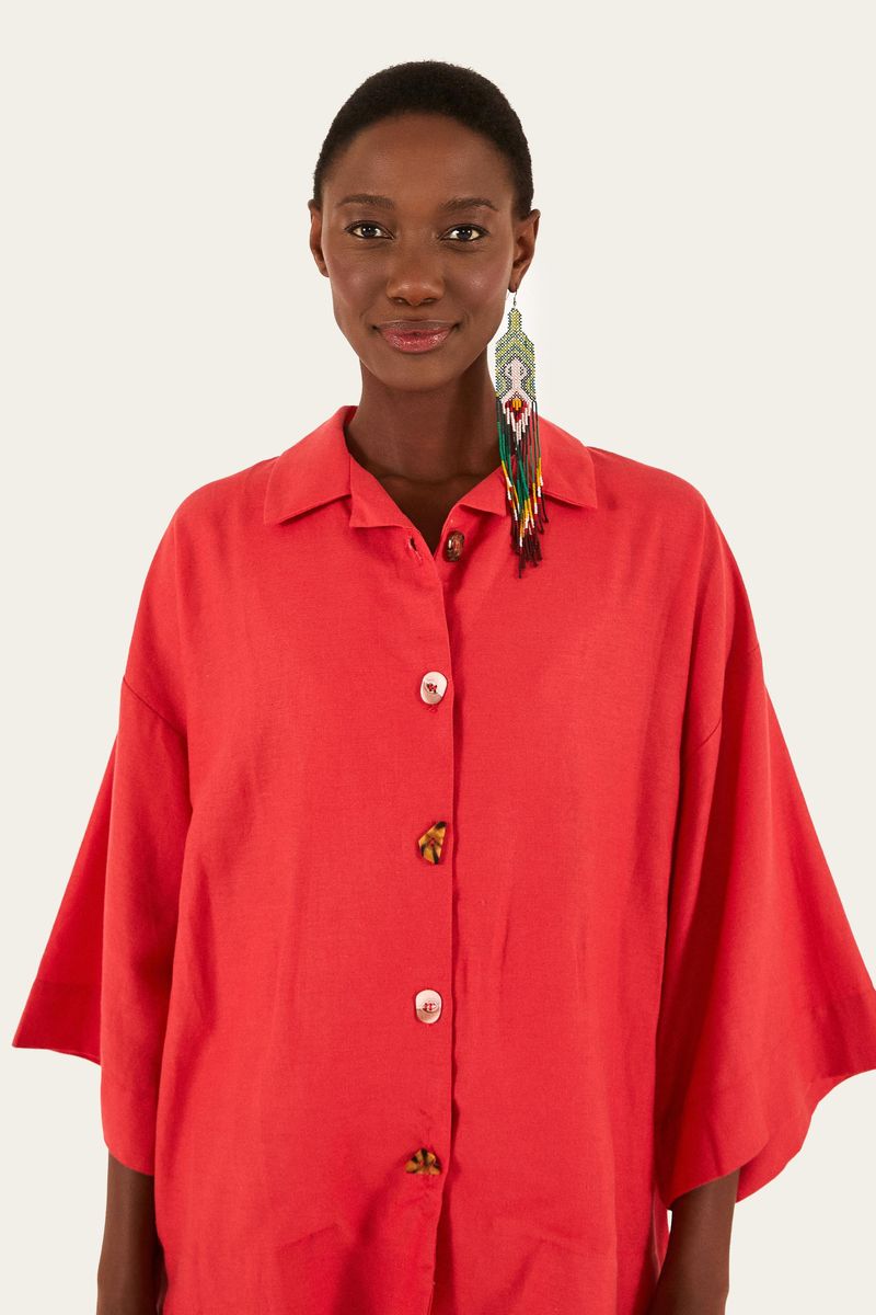 Camisa Kimono Faixa