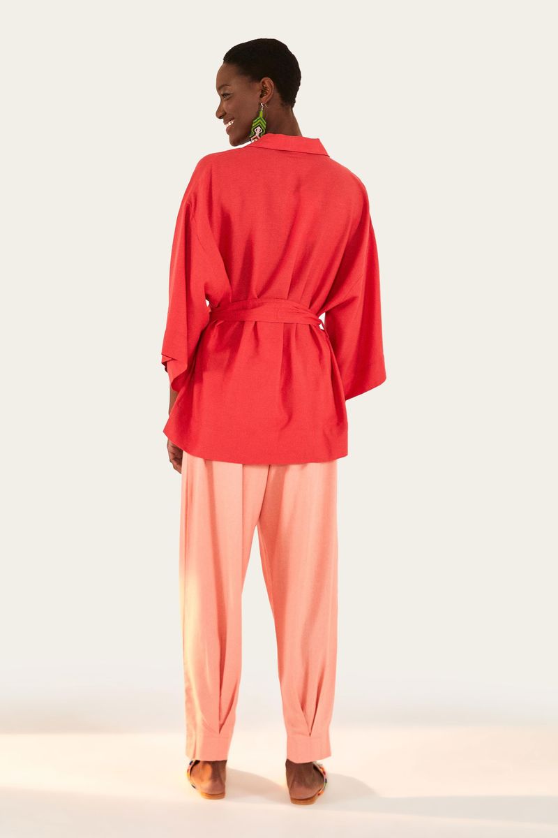 Camisa Kimono Faixa