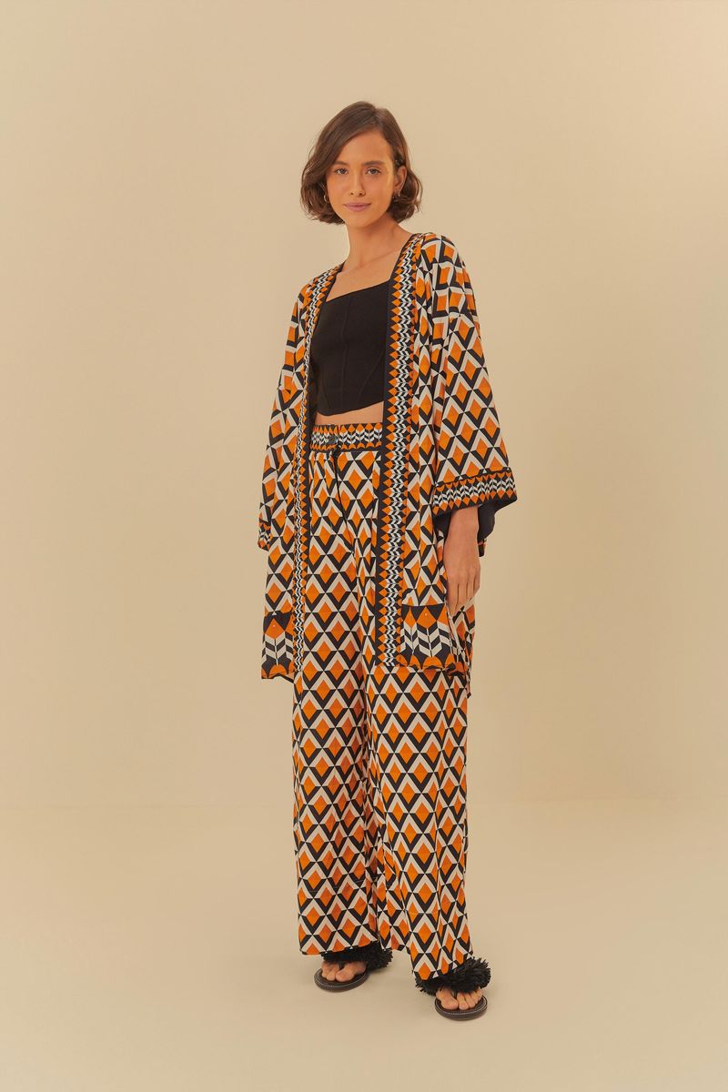 Kimono Estampado Tambaqui