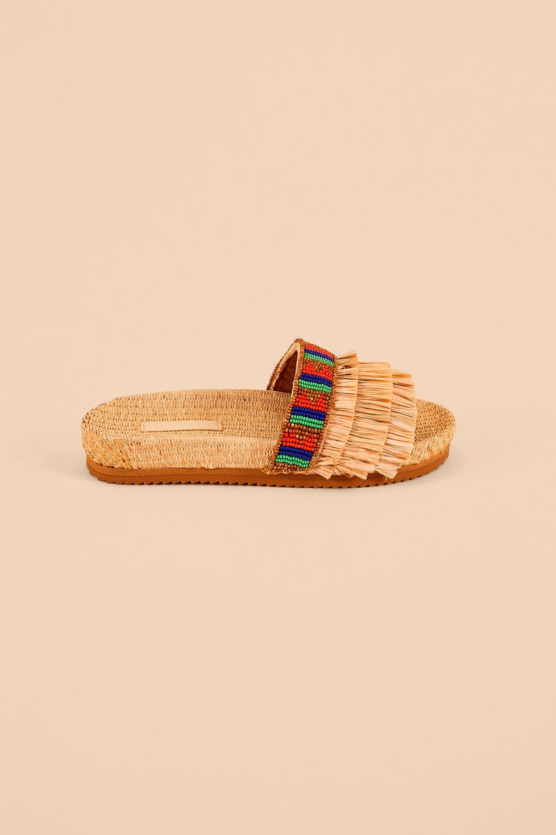 Sandal Beaded Fringe