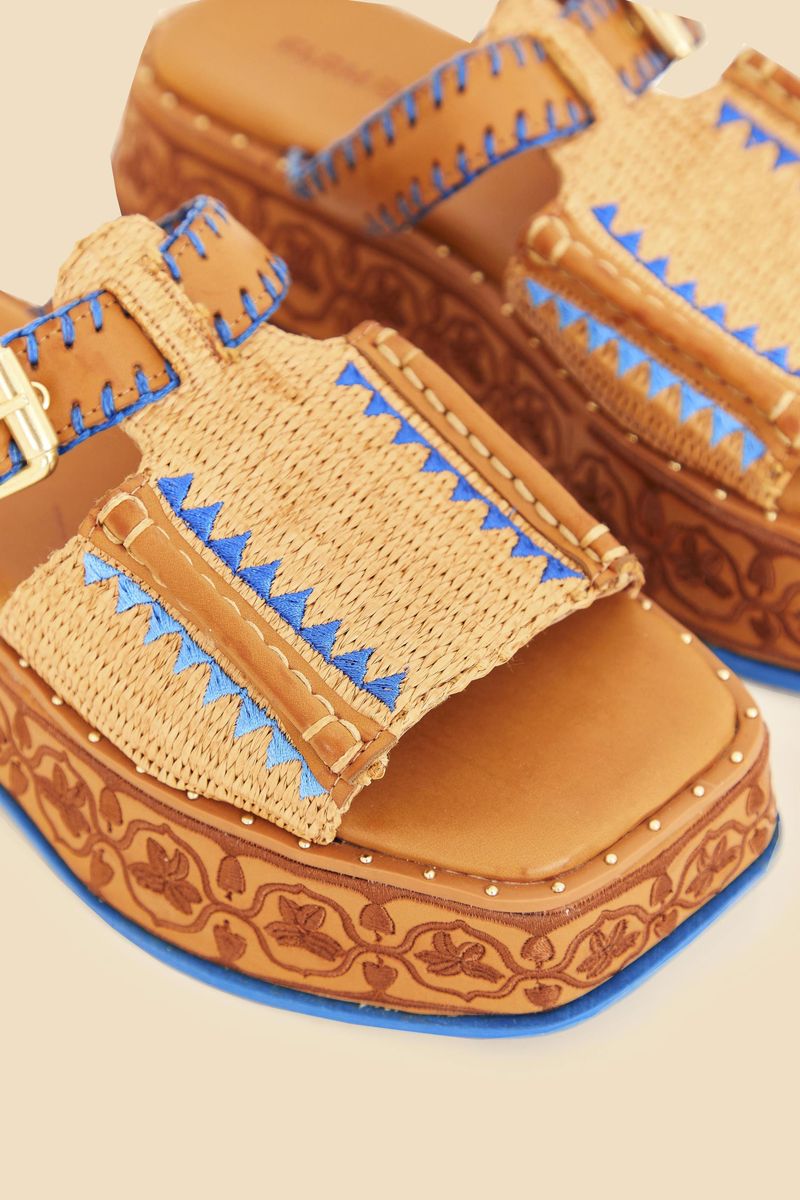 Sandalia Trapezio Mule Flatform