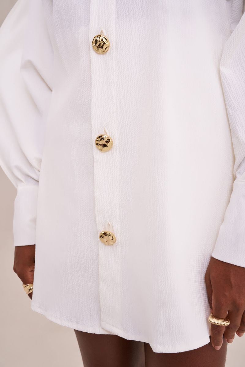 Camisa Ciclos Estruturada Off White