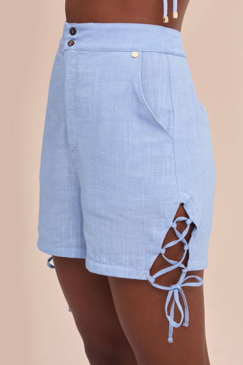 Shorts Aquamarine Topázio