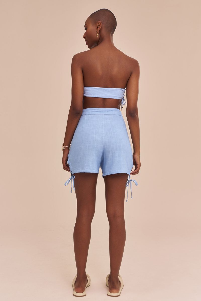 Shorts Aquamarine Topázio