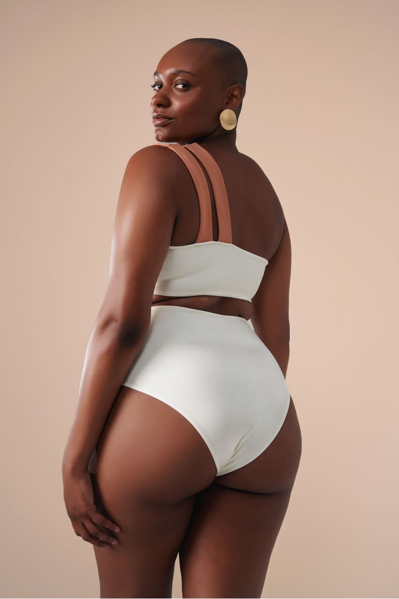 Calcinha Biquíni Hot Pant Contour Off White