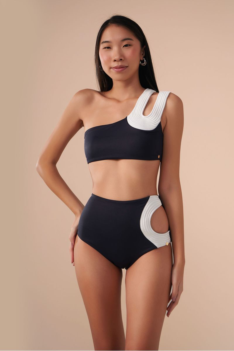 Calcinha Biquíni Hot Pant Contour Preta