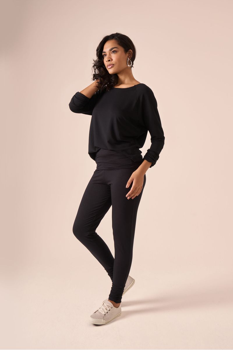 Calça Comfy Bamboo Preta