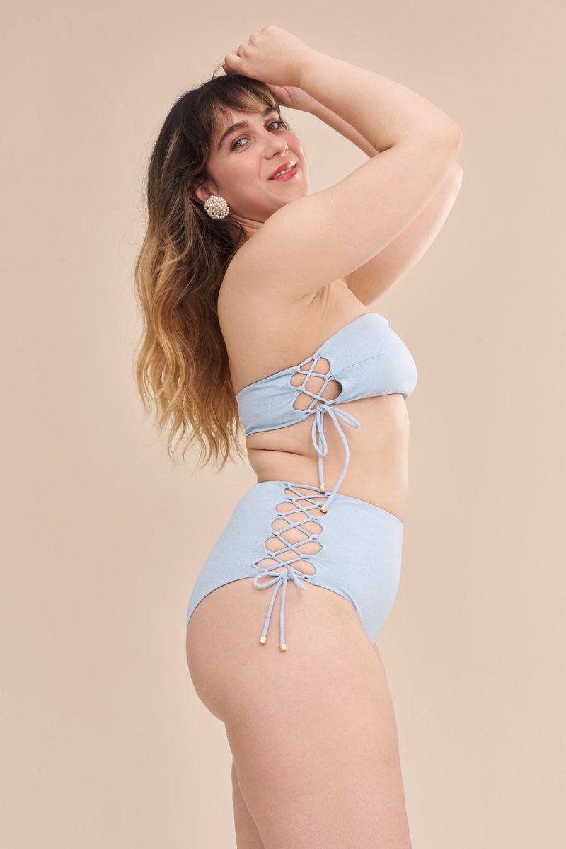 Top Biquini Ligia Aquamarine Topázio