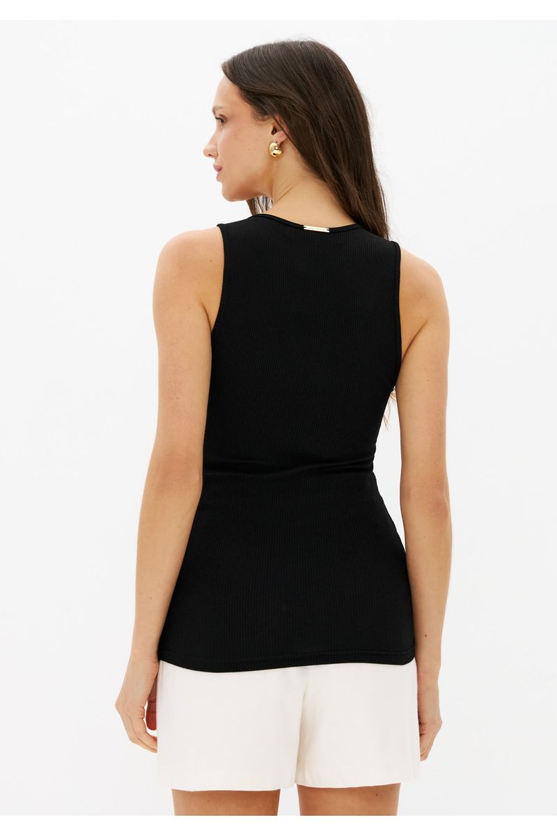 Blusa Sem Manga Com Placa