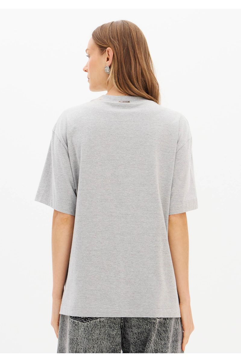T-Shirt Oversized Manga Curta
