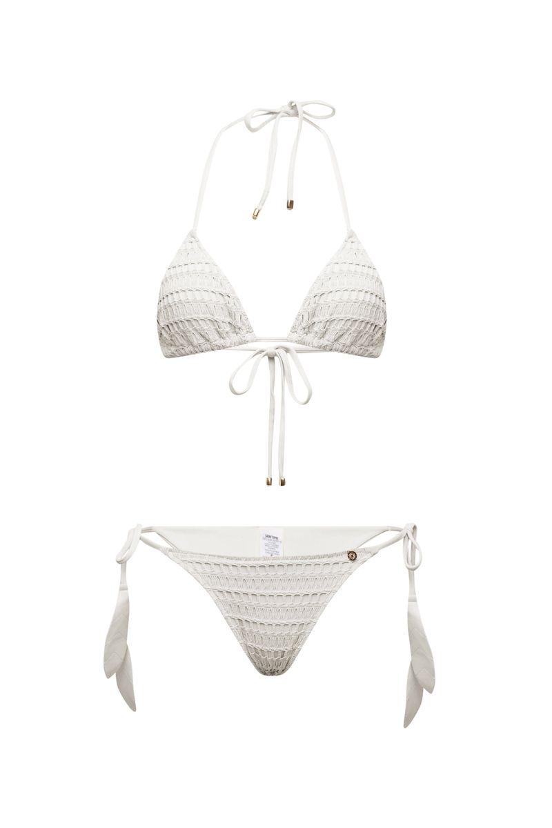 Calcinha Biquíni String Magnólia Off White