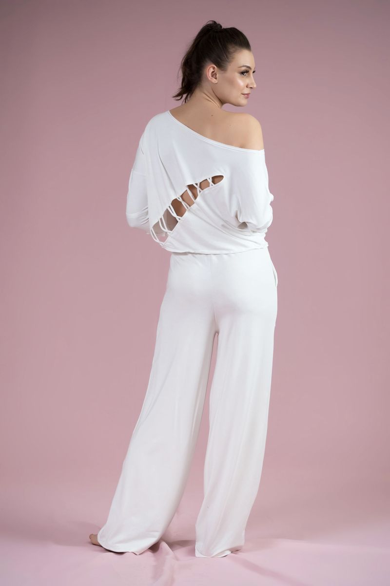 Pantalona Comfy Off White