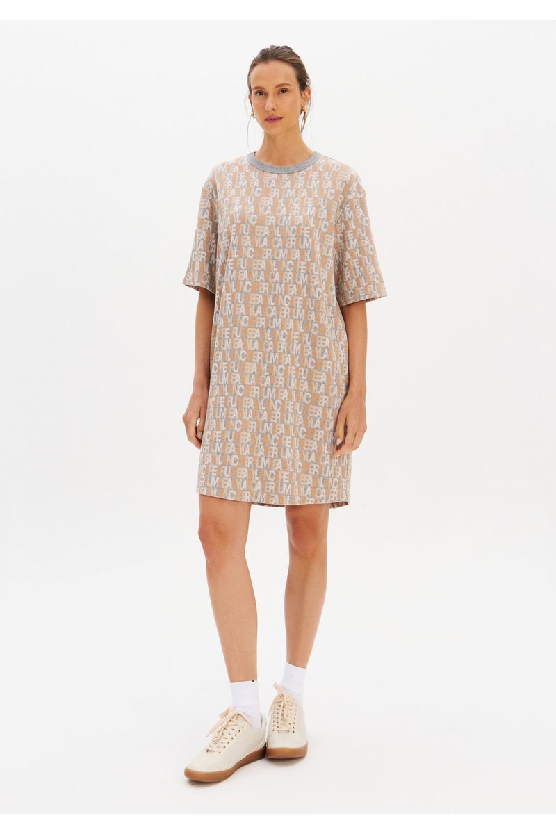 Vestido T-Dress De Jacquard Monograma