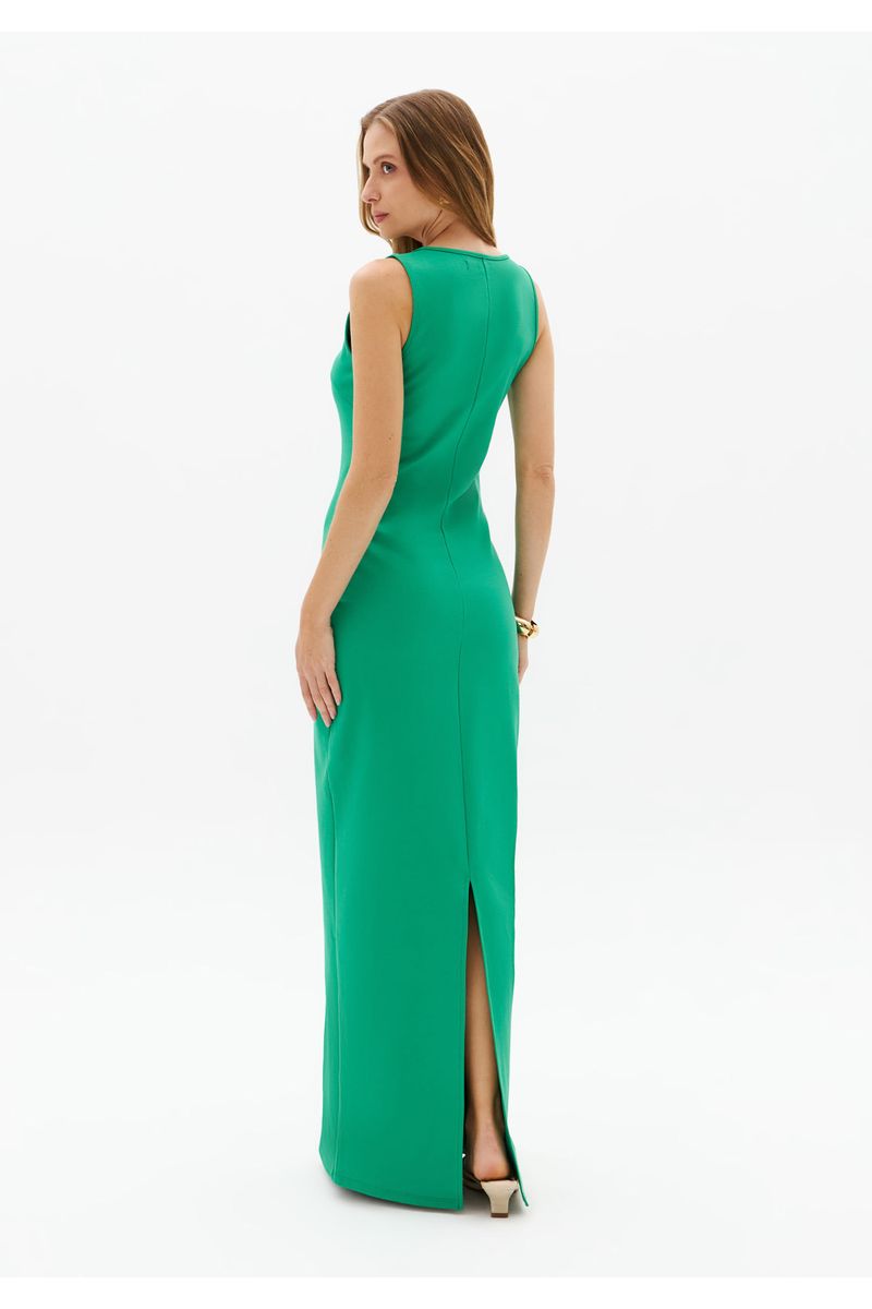 Vestido Super Midi Sem Manga