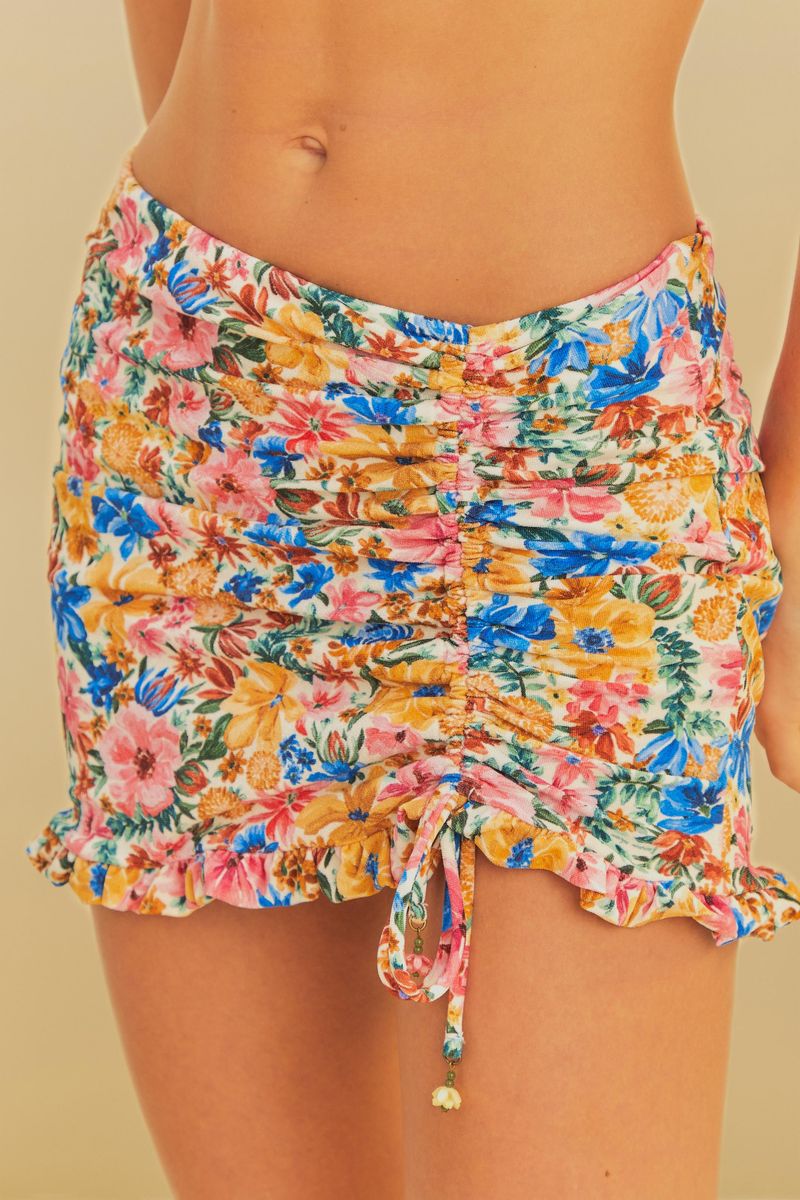 Saia Praia Estampada Floraline
