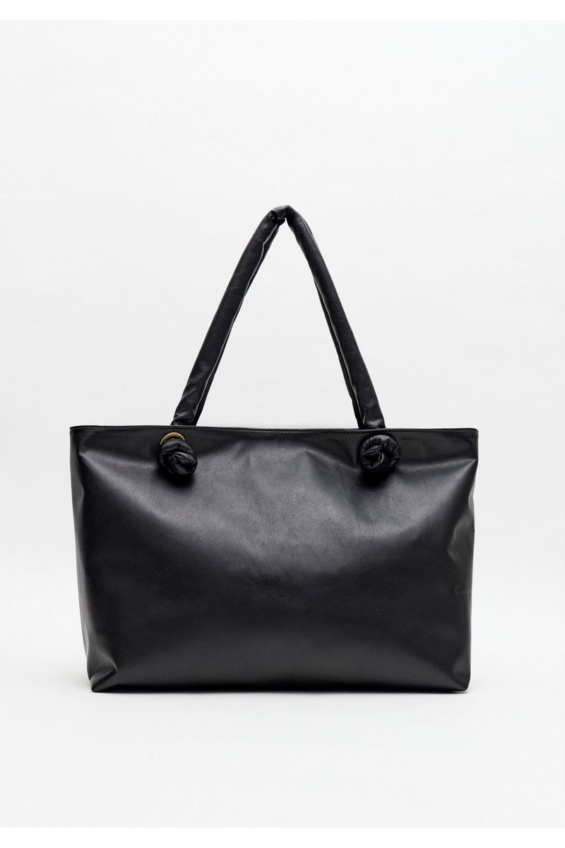 Bolsa Shopping Matelassê E Enfeite