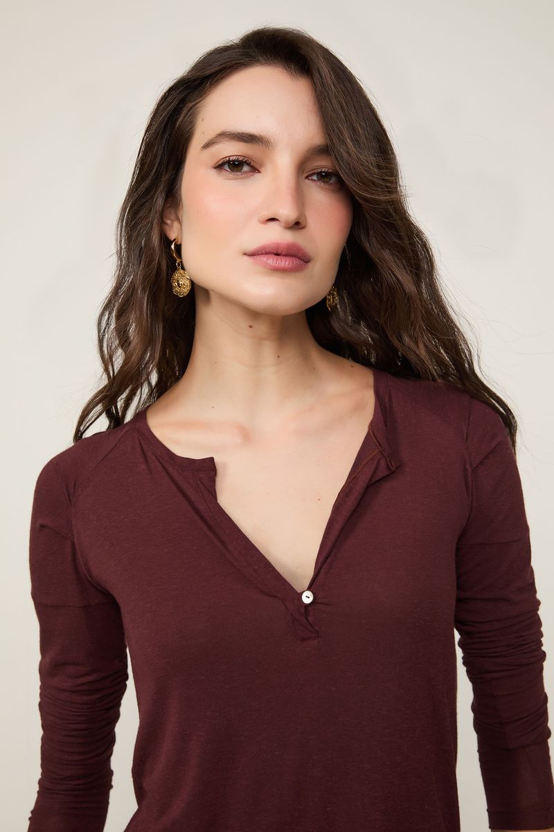 Blusa Manga Longa Raglan