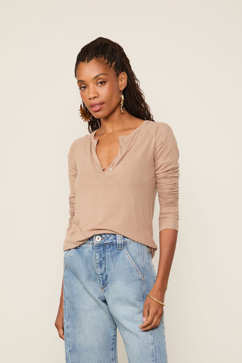 Blusa Manga Longa Raglan