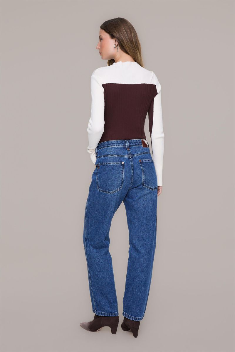 Calça Jeans Reta Jeans Claro Rock Rebites