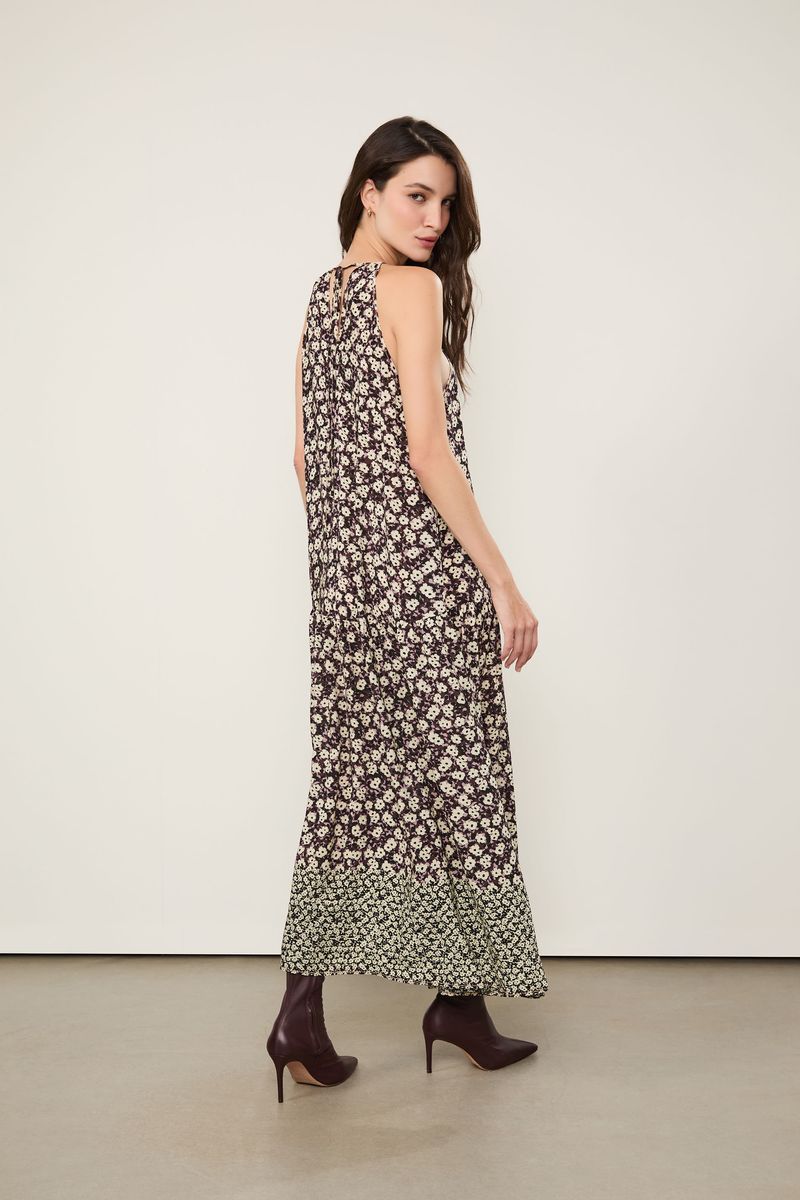 Vestido Midi Estampado