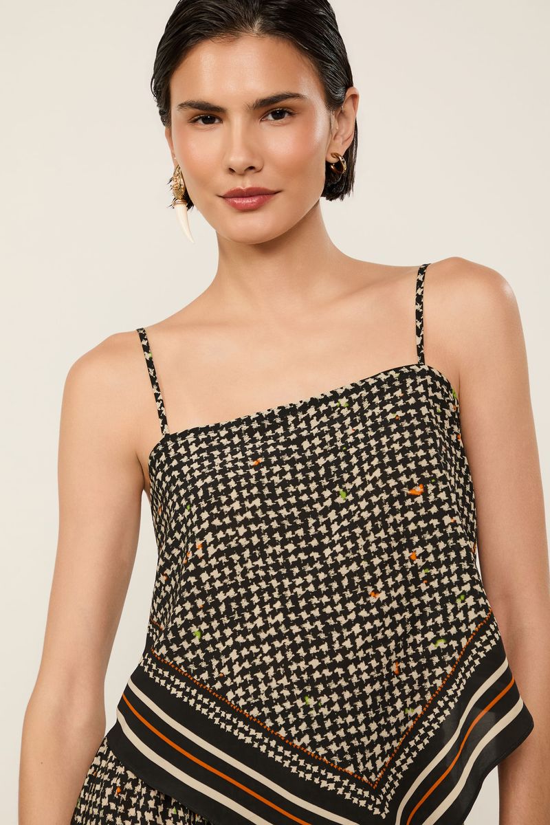 Top Reto Estampado