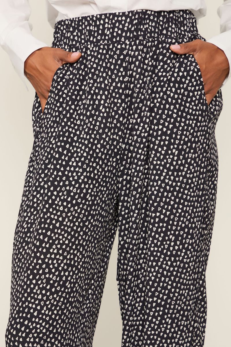 Calça Detalhe Vivos Estampado