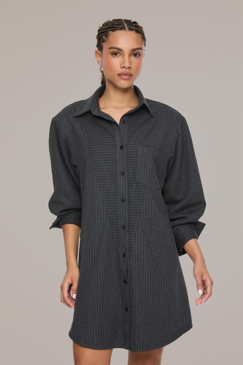 Vestido Risca De Giz