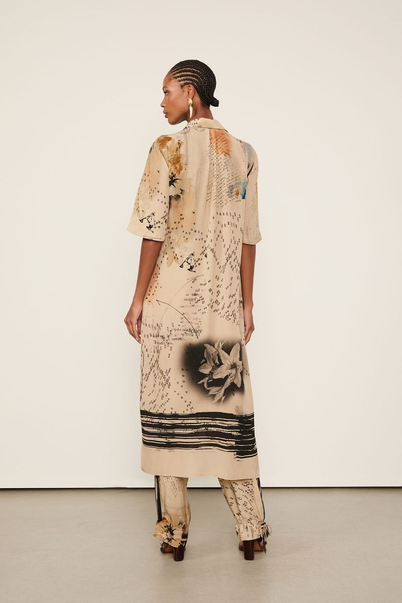 Chemise Midi Estampada