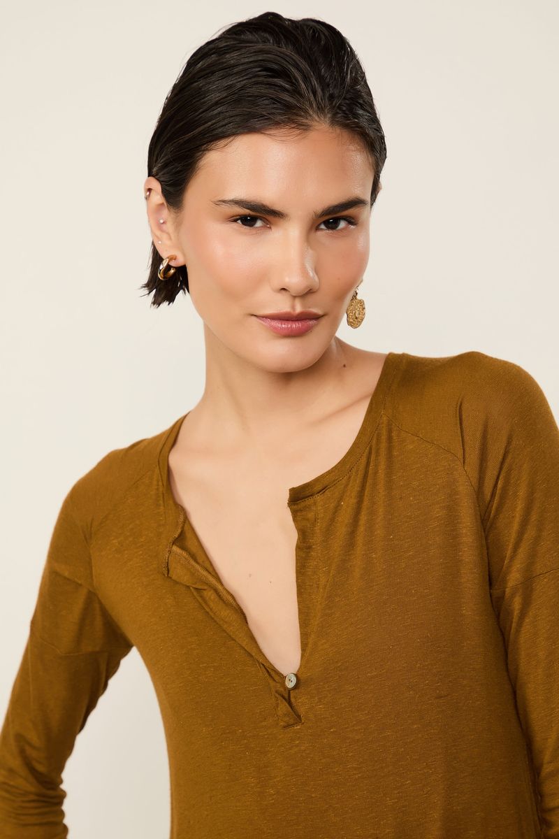Blusa Manga Longa Raglan