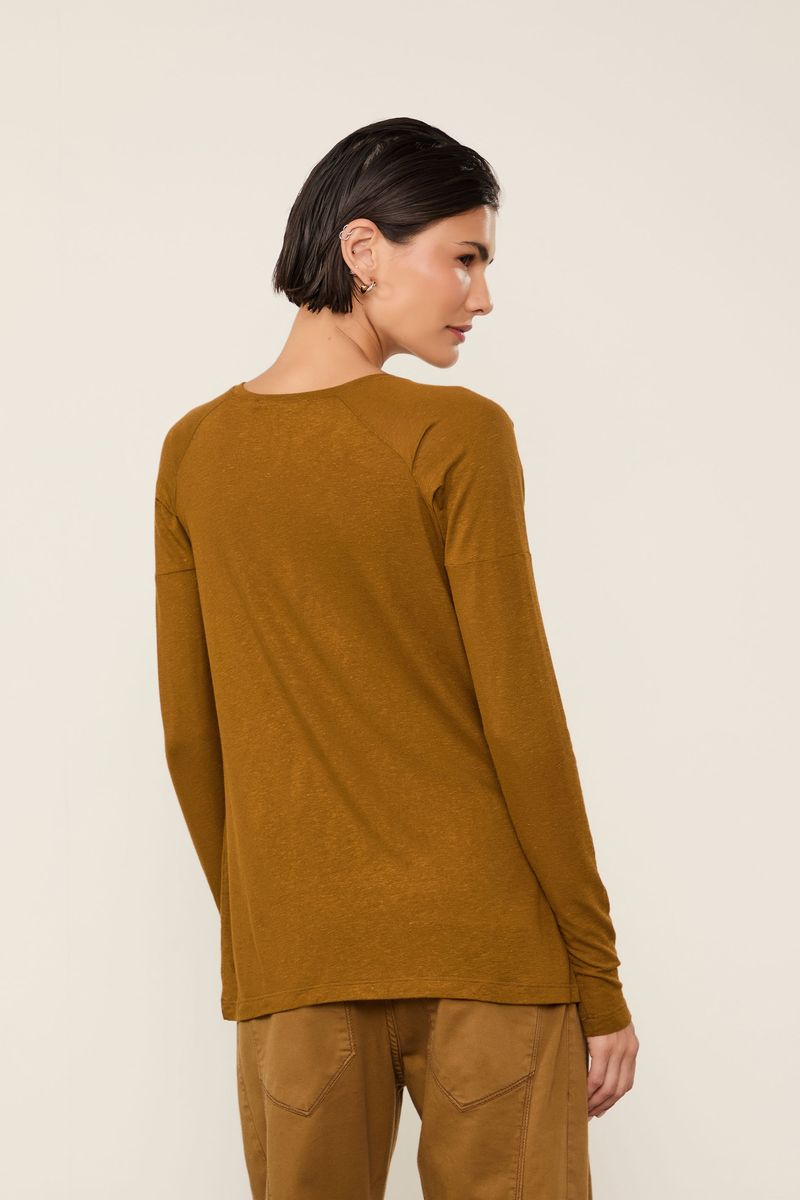 Blusa Manga Longa Raglan