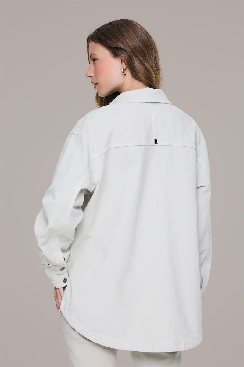 Camisa Sarja Em Veludo Basic
