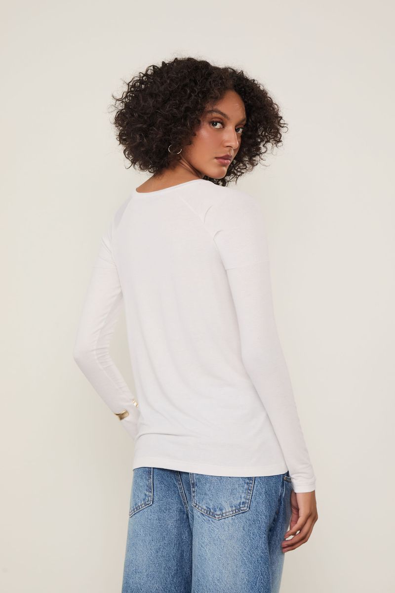Blusa Manga Longa Raglan