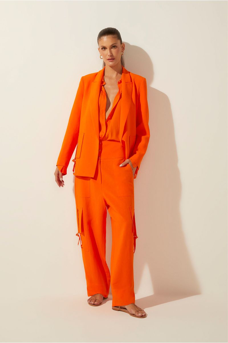 Blazer Regular Cargo Alfaiataria Vida