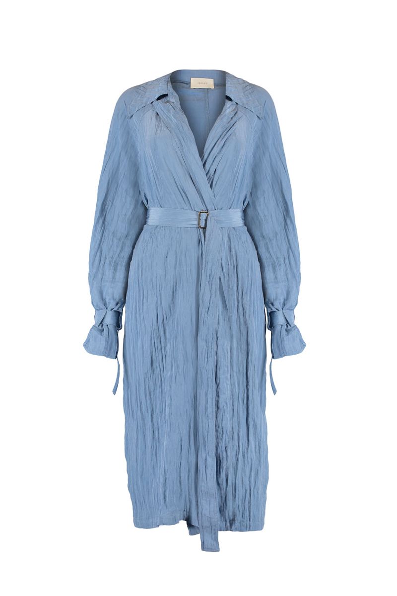 Trench Coat Neila Azul Canastra
