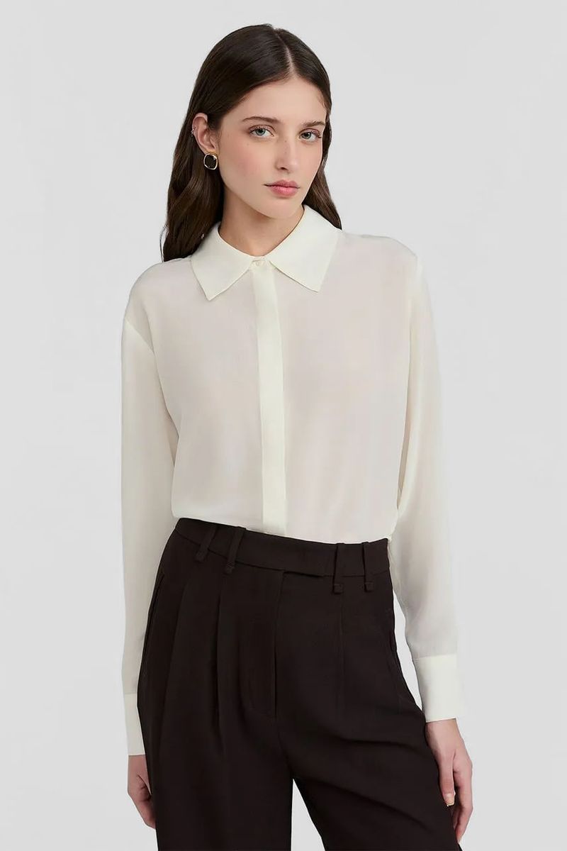Camisa Seda Lea
