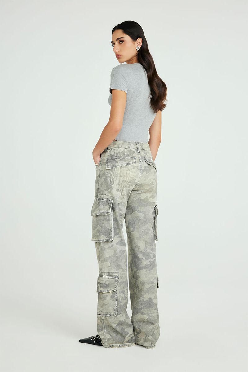 Calça Jeans Cargo Shade