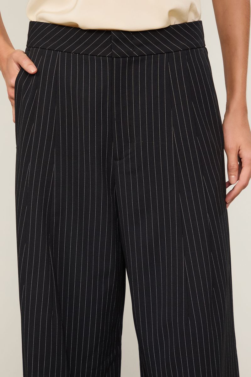 Calça Listras Preto
