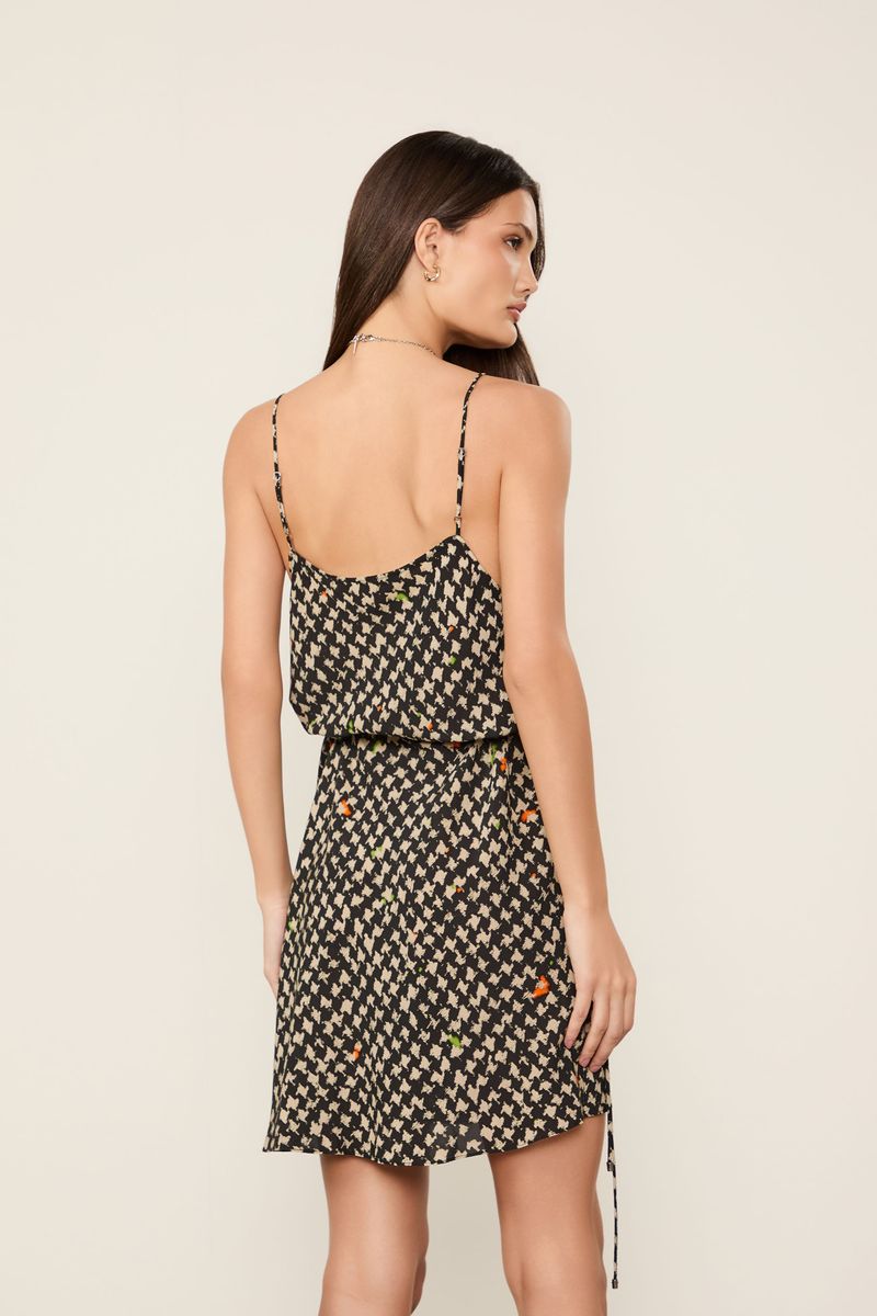 Vestido Curto Estampado
