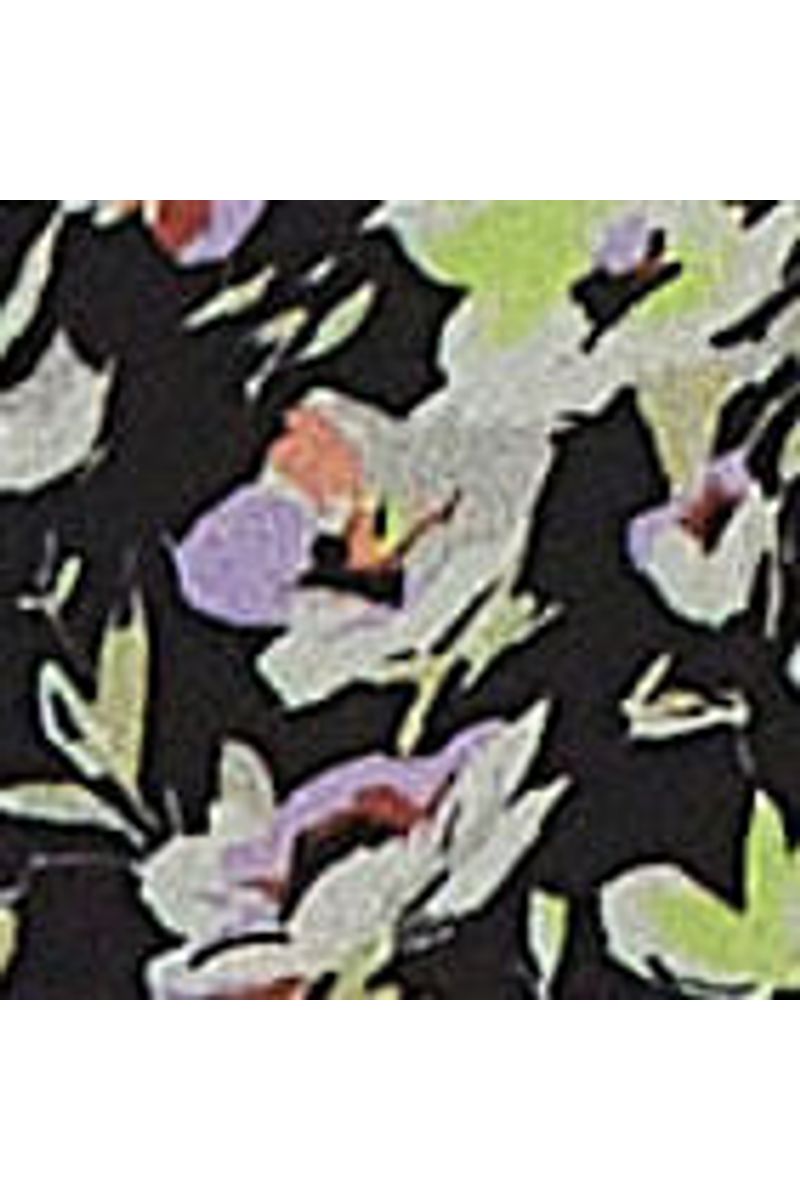 Saia Longa Com Fenda Estampado