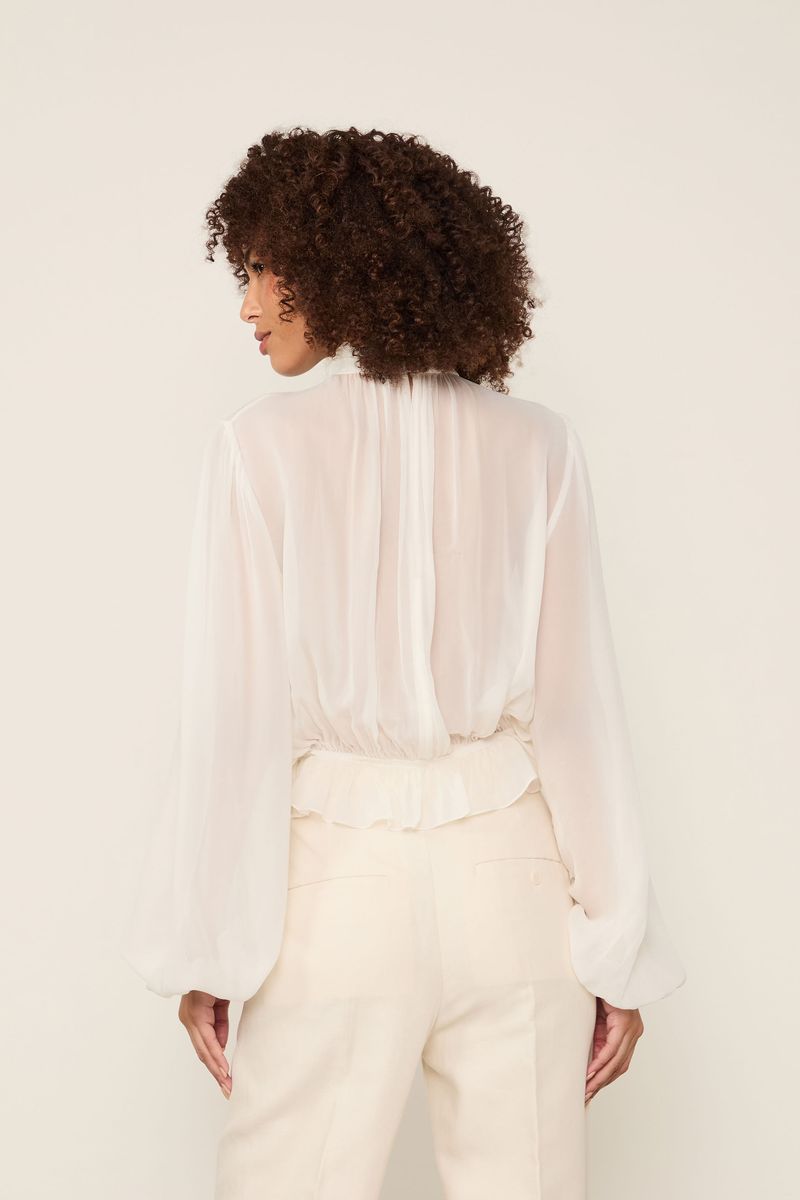 Blusa Livia Com Renda