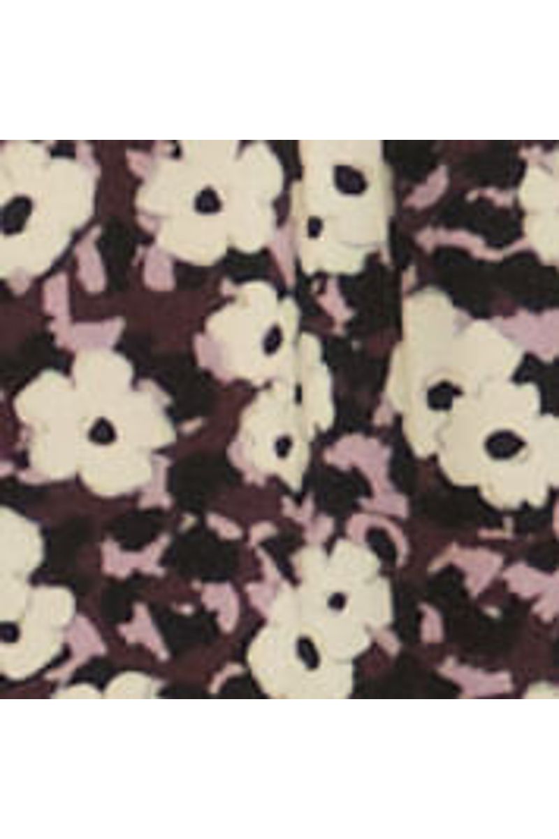 Calça Com Fenda Estampada