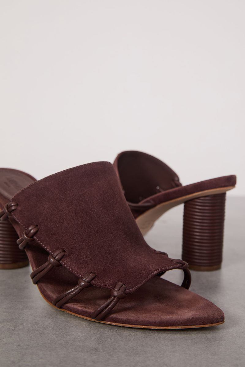 Mule De Couro Color Rolote