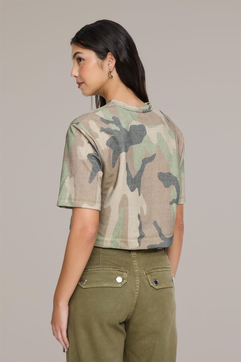Camiseta Estampada Hunter Color Manga Longa