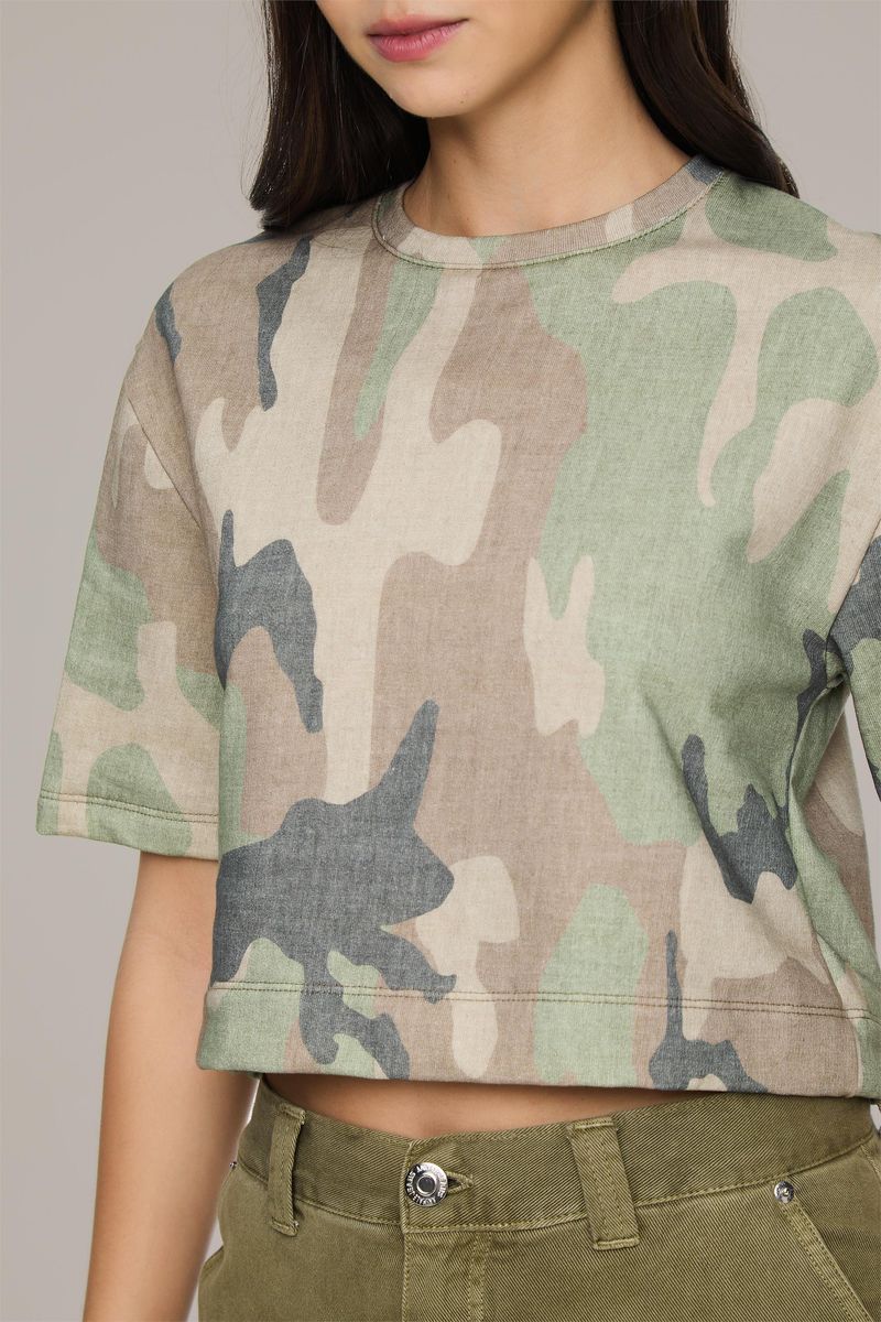 Camiseta Estampada Hunter Color Manga Longa