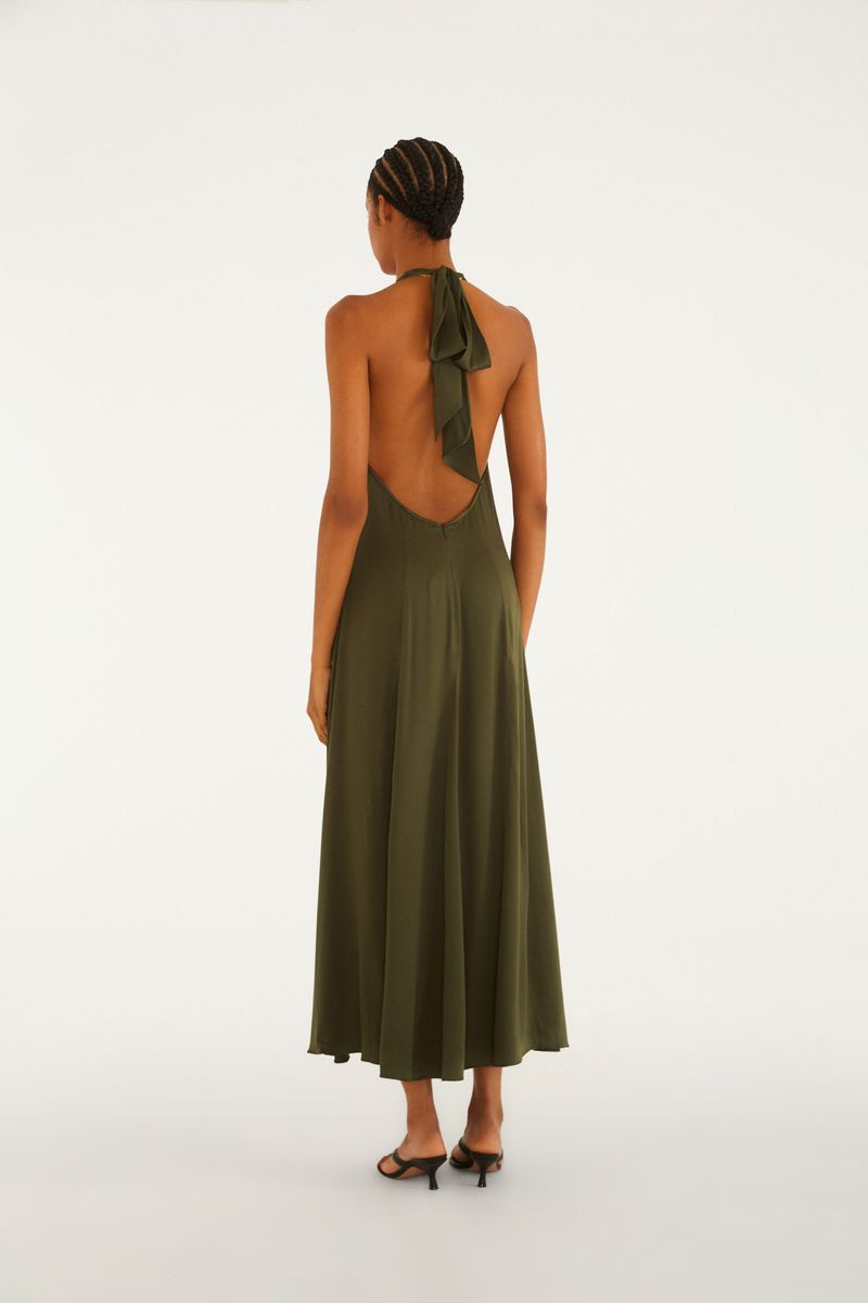 Vestido Nesgas Midi